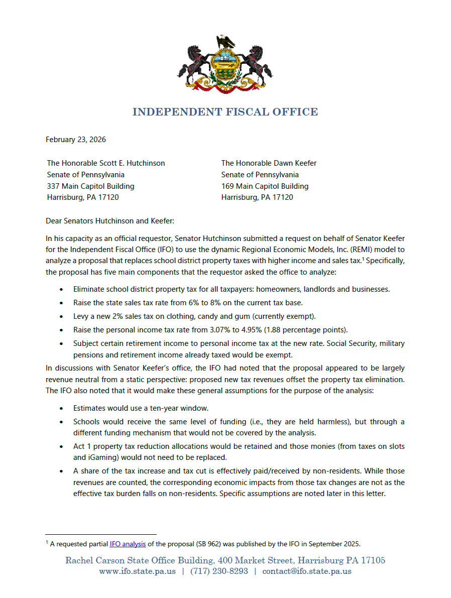 Release thumbnail - Proposal to Replace School Property Taxes - 2026-02-23